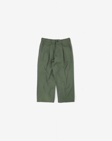 WORKWARE pants GREEN / W28 HEAVY TWILL WIDE CHINO #701