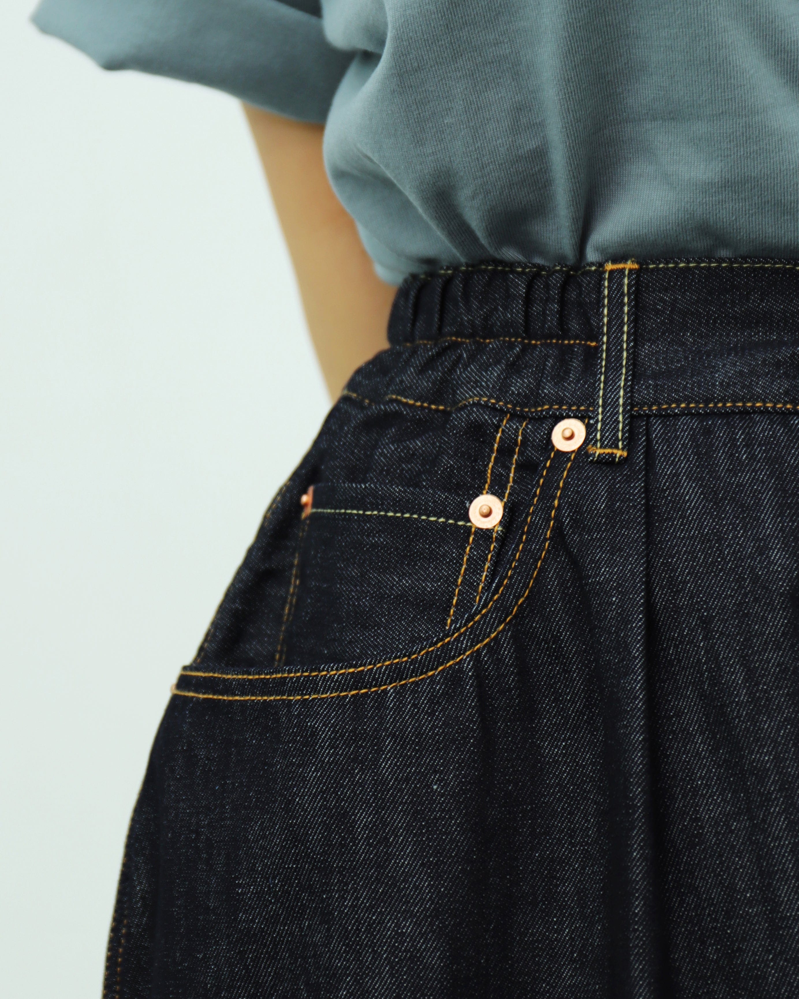 MRS.WORKWARE DENIM BALLOON SKIRT #619 – WORKWARE HC CO