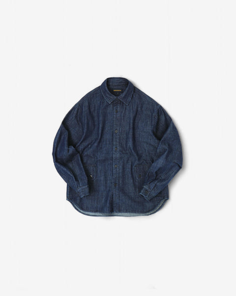 WORKWARE shirt SLUB DENIM SHIRT #704