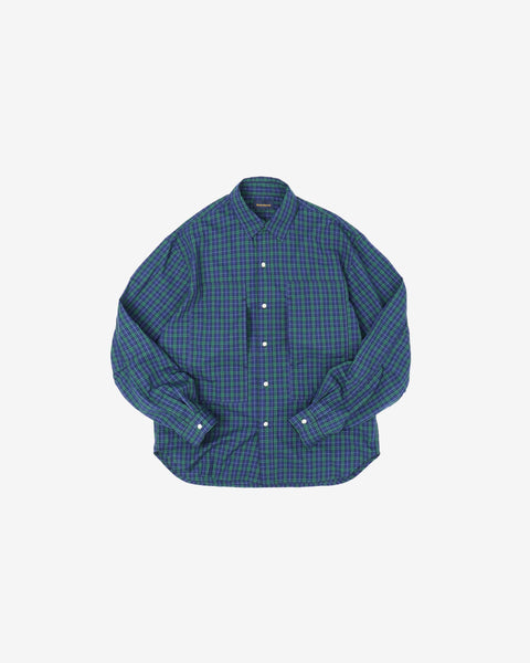 WORKWARE shirt CHECKS / MEDIUM SOFT COTTON DECK SHIRT #675