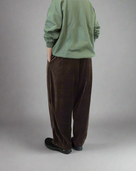 WORKWARE pants UNISEX VELVET BALLOON PANTS #444