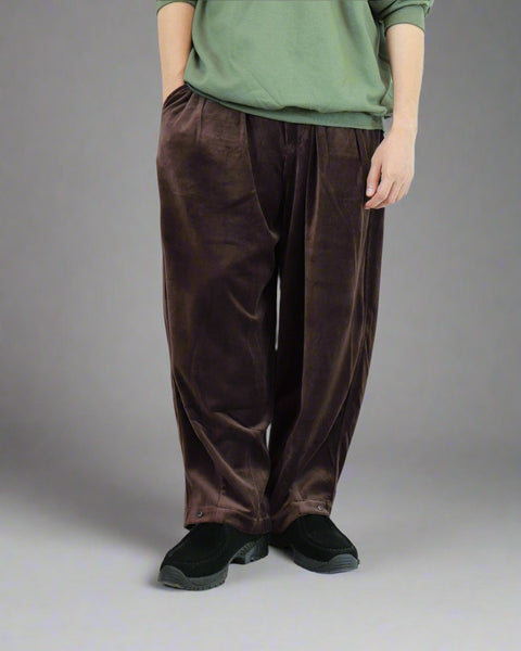 WORKWARE pants UNISEX VELVET BALLOON PANTS #444